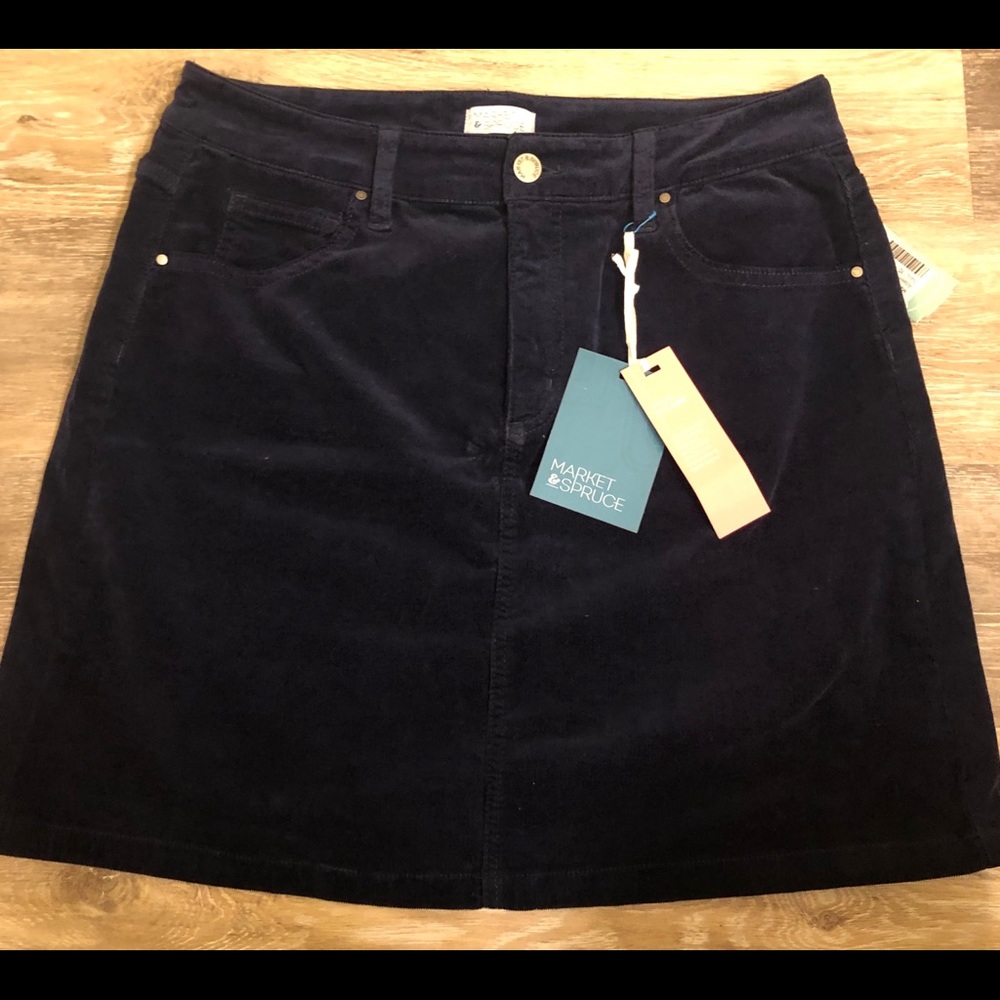 Market & Spruce Corduroy Skirt